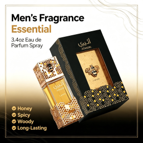 Unisex Eau de Parfum 100ml, Luxurious Honey Bee Carved Bottle Long Lasting Fragrance, Rich Oriental Scent Perfume for Daily Wear & Special Occasi