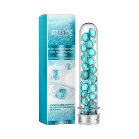 EELHOE Blue Copper Peptide Skin Rejuvenation Essence, Firming Skin Carry Bright Color Of Skin Refreshing Skin Facial Essence (Option: 30pieces-65g-1.53*1.53*5.98inch)