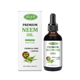 EELHOE Neem Oil Care Essential Oil, Nourishes Scalp Skin Care Neem Oil Massage Oil Nourishes Skin (Option: 100ml-130.2g-5.71*1.61inch)