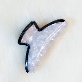 Beautifully Outlined Hair Claw (Color: White)