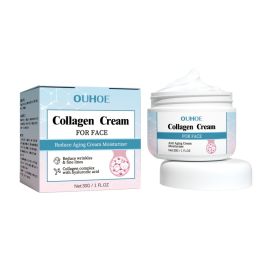 OUHOE Collagen Anti-Wrinkle Cream, Moisturizes Tightens Tender Skin And Anti-aging Face Cream (Option: 30g-43g-1.57*1.57*1.57inch)